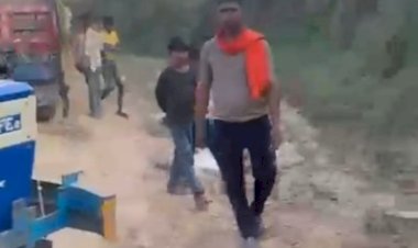 टीआई-एएसआई समेत 7 पुलिसकर्मी सस्पेंड:रेत माफियाओं से सेटिंग पड़ी भारी, रिश्वत लेकर ट्रैक्टर-ट्रॉली छोड़ने का आरोप, वायरल वीडियो को लेकर SP की कड़ी कार्रवाई