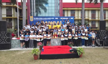 इंटर-डिपार्टमेंटल स्पोर्ट्स मीट दंगल 2K26 में बीपीईएस विभाग बना ओवरऑल चैंपियन,खेलों से हम नेतृत्व, समन्वय और टीम भावना सीखते हैं : मयूर खंडेलवाल