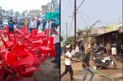 मंच छोड़कर भागे एमपी बीजेपी के प्रदेश उपाध्यक्ष,बजट कार्यक्रम में UGC कानून का विरोध... टेंट में घुसे प्रदर्शनकारी, चली लाठियां, दस पर केस