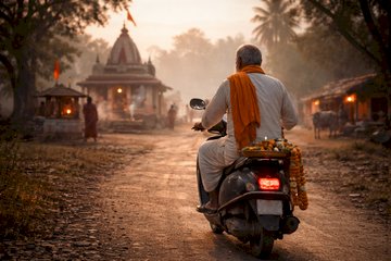 पुजारी की छाती पर पैर रखा, गंडासे से गर्दन काटी, दर्दनाक मौत:सीधी में चलती हुई मोपेड पर हमला कर गिराया; गले और सीने पर 8 वार किए