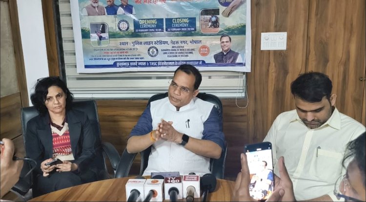 भोपाल में अनूठा आयोजन ,100 घंटे क्रिकेट खेलेंगे दिव्यांगजन:   22 से 26 फरवरी तक होगा राष्ट्रीय दिव्यांग क्रिकेट खेल महोत्सव -नाट आउट@ 100 इंग्लिश