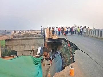400 करोड़ रुपये लागत, 4 साल में धराशायी, जबलपुर-भोपाल NH-45 पर ट्रैफिक ठप,बाल-बाल बचे लोग! बस गुजरते ही धंस गया था  फ्लाईओवर ब्रिज