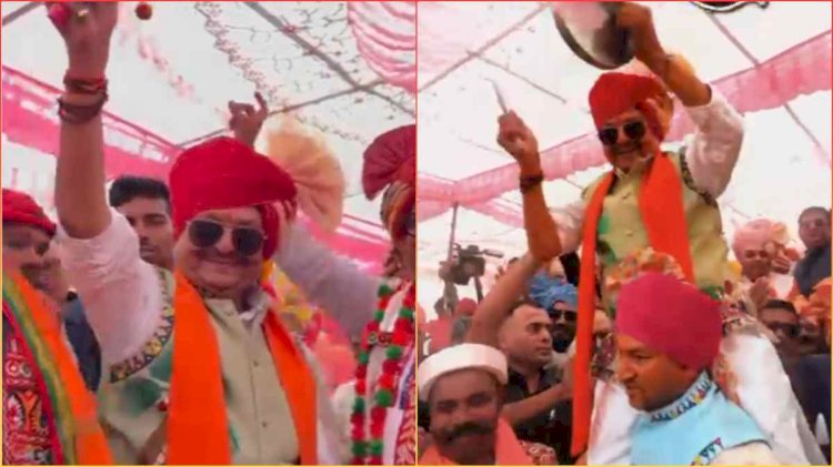 कंधे पर बैठकर नाचे मंत्री कैलाश विजयवर्गीय , भगोरिया का वीडियो वायरल, कैबिनेट बैठक छोड़ने पर गरमाई MP की राजनीति