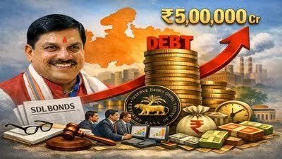 मोहन सरकार ने फिर लिया 5800 करोड़ का कर्ज:चालू वित्त वर्ष में 84900 करोड़ पहुंचा कर्ज, कुल देनदारी 5.06 लाख करोड़ के पार
