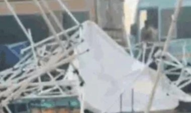 आंधी-तूफान से तबाह ‘पंचायत-5’ का सेट: सीहोर में बीच शूटिंग बड़ा नुकसान, काम रोका गया