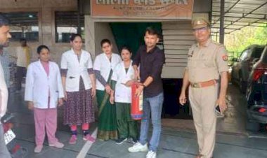 अस्पतालों में अग्नि सुरक्षा को लेकर मॉक ड्रिल, कर्मचारियों को दिया गया व्यवहारिक प्रशिक्षण,अग्निशमन सेवा सप्ताह के तहत जनजागरूकता अभियान, आपदा से बचाव के उपाय बताए गए