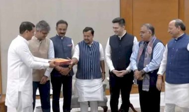 राघव चड्ढा भाजपा में शामिल :कहा- 10 में से 7 सांसद साथ, अशोक मित्तल ने ED छापे के 10वें दिन भाजपा जॉइन की, नितिन नवीन ने खिलाई मिठाई