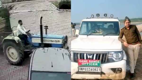 बेलगाम रेत माफिया का खौफनाक खेल: गश्त पर निकली टीम के सामने वन रक्षक को ट्रैक्टर से कुचलकर उतारा मौत के घाट, वारदात के बाद रेत बेचकर फरार हुआ आरोपी