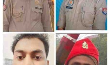 दिल्ली-पलवल हाईवे पर भीषण सड़क हादसा: जालौन पुलिस के दो दरोगा, दो सिपाही समेत पांच की मौत