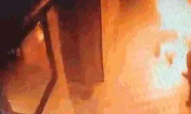 फाइनेंस कंपनी से परेशान युवक ने ऑफिस में खुद को लगाई आग, 90 प्रतिशत झुलसा; परिजनों ने लगाया प्रताड़ना का आरोप