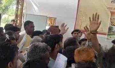 ऊर्जा मंत्री के सामने फूटा ग्रामीणों का गुस्सा: "बिजली विभाग चोर है" के नारों से गूंजी जनचौपाल, टूटे खंभों और तारों को लेकर हंगामा