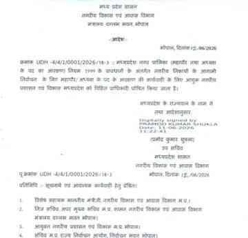 MP में निकाय चुनाव की सुगबुगाहट तेज: महापौर और नपा अध्यक्षों के आरक्षण के लिए अफसर तय, डेढ़ साल पहले शुरू हुई तैयारी